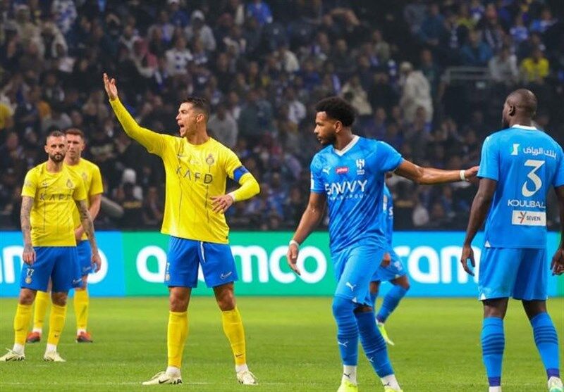 النصر به الهلال باخت/ رونالدو از کوره در رفت و اخراج شد!
